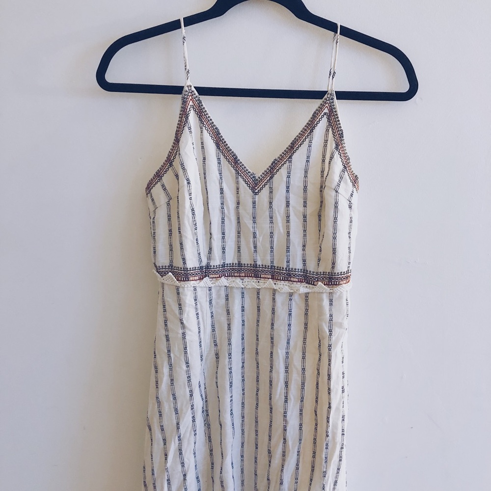 boutique linen maxi dress